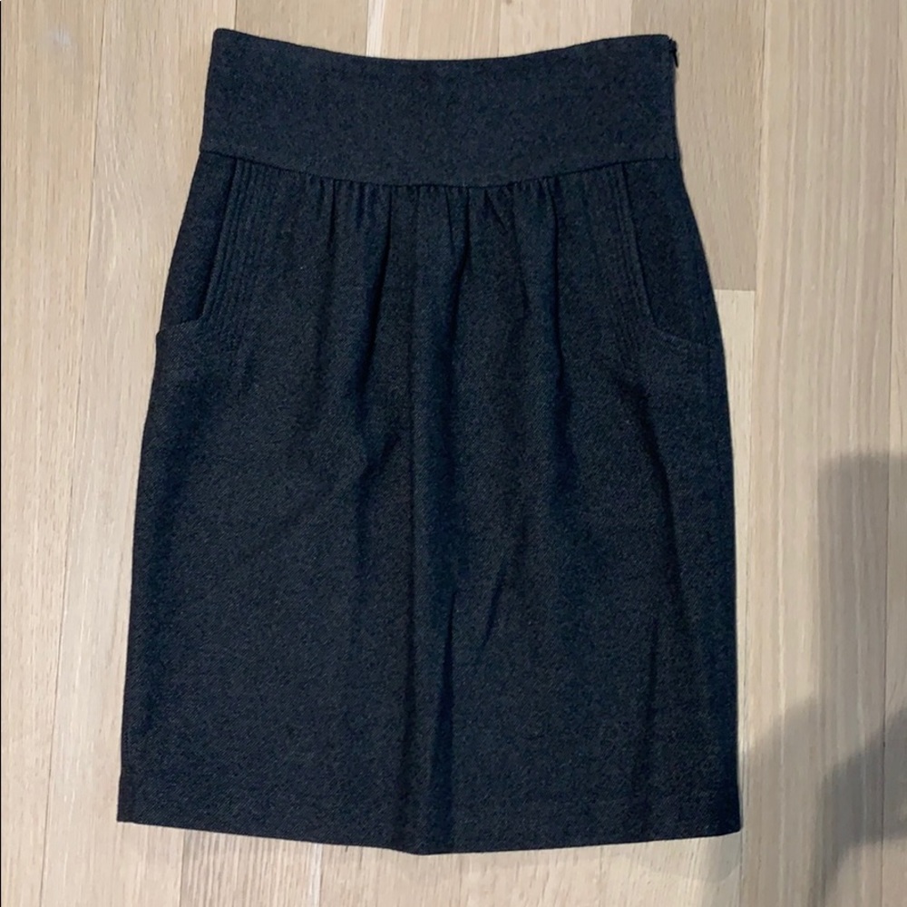 Les Prairies de Paris Wool Pencil Skirt - US 8